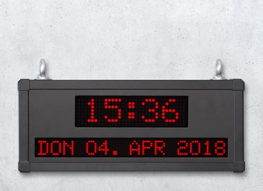 Afficheur LED de la date, de l'heure et de la température